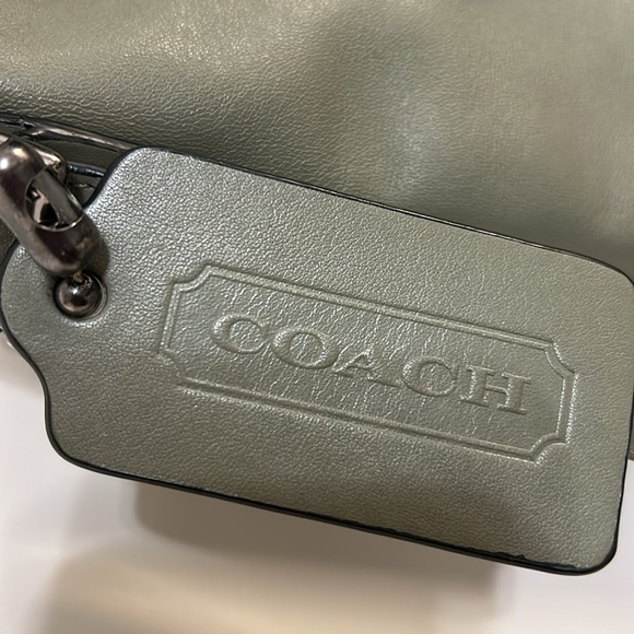 RARE Coach Preloved Bleeker Leather Mini Duffle in Olive Green. Great condition! - Picture 5 of 9
